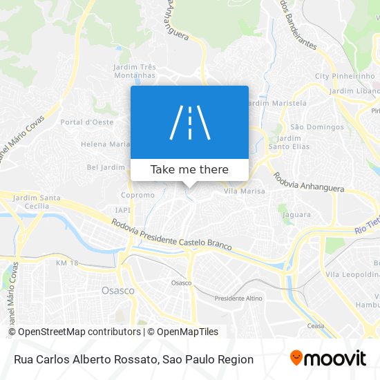 Rua Carlos Alberto Rossato map