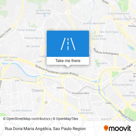 Rua Dona Maria Angélica map