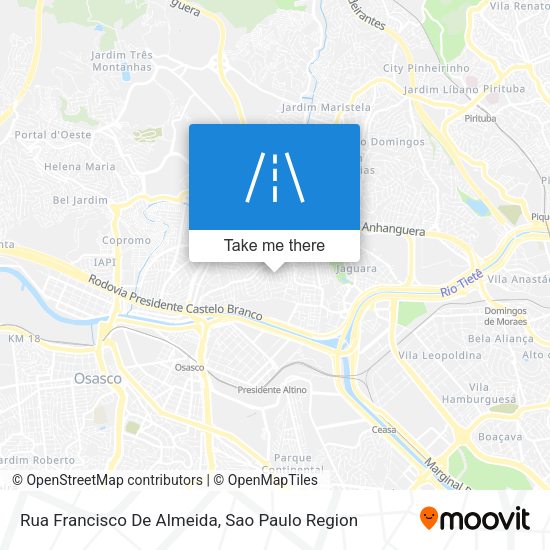 Rua Francisco De Almeida map