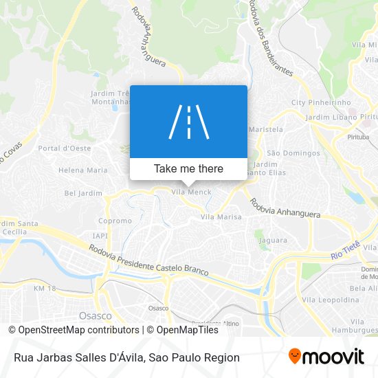 Rua Jarbas Salles D'Ávila map