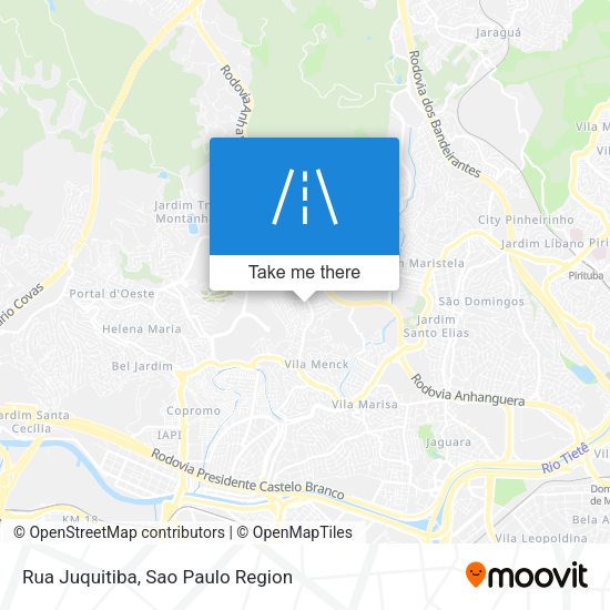 Rua Juquitiba map