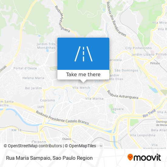 Rua Maria Sampaio map