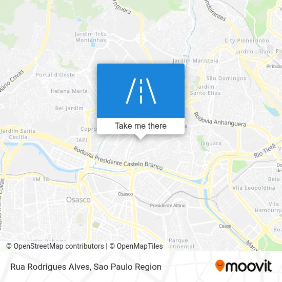 Rua Rodrigues Alves map