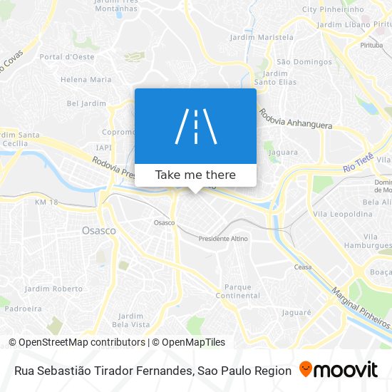 Rua Sebastião Tirador Fernandes map