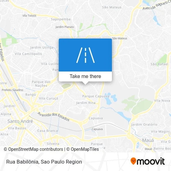 Rua Babilônia map