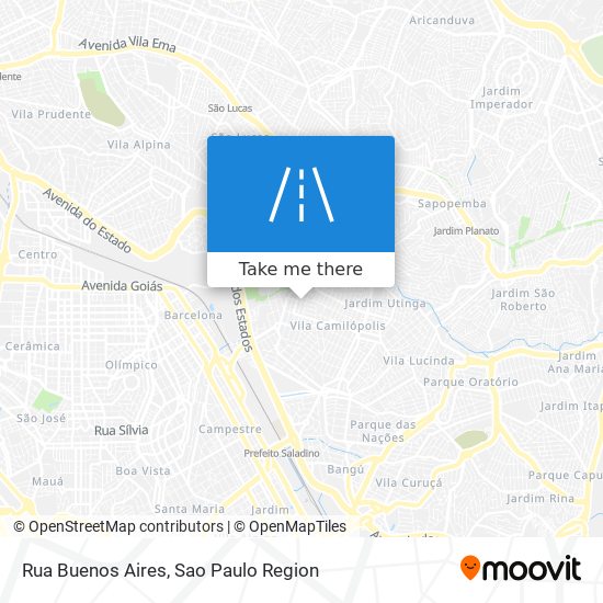 Rua Buenos Aires map