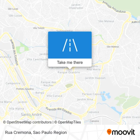 Rua Cremona map
