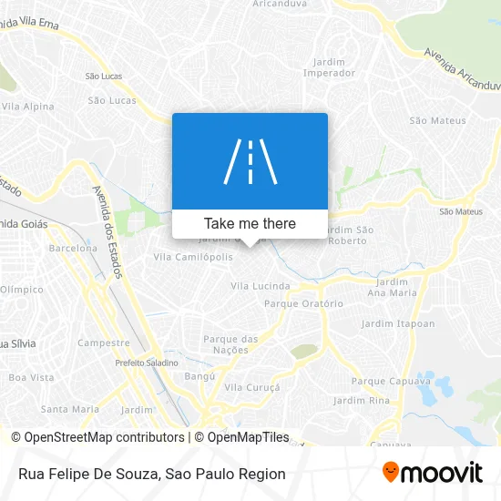 Rua Felipe De Souza map