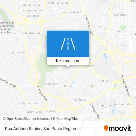 Rua Adriano Racine map