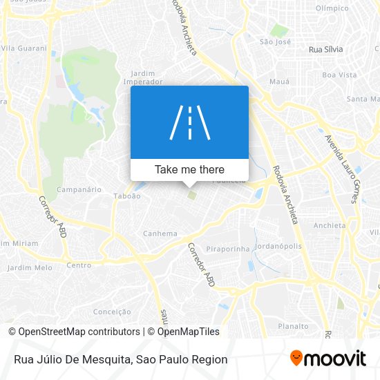 Rua Júlio De Mesquita map