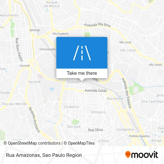 Rua Amazonas map
