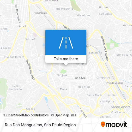 Rua Das Mangueiras map