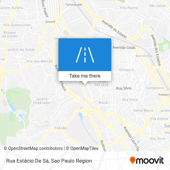 Rua Estácio De Sá map
