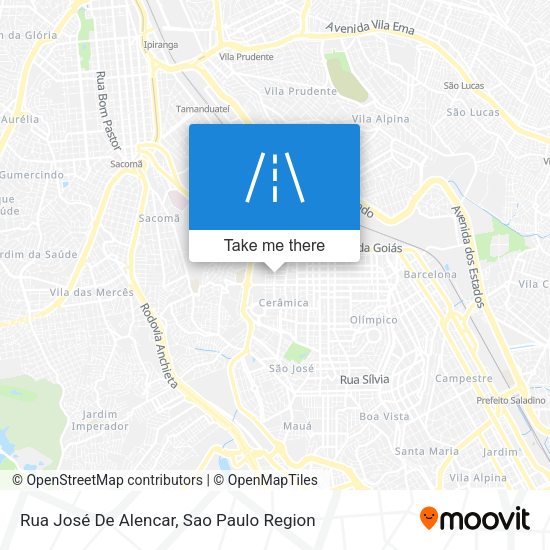 Rua José De Alencar map