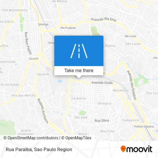 Rua Paraiba map