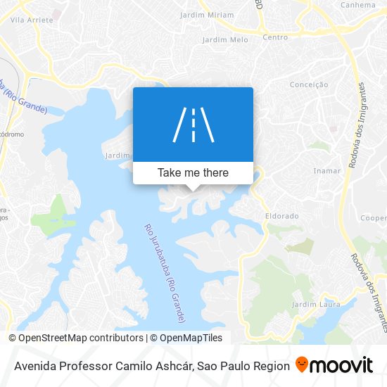 Mapa Avenida Professor Camilo Ashcár