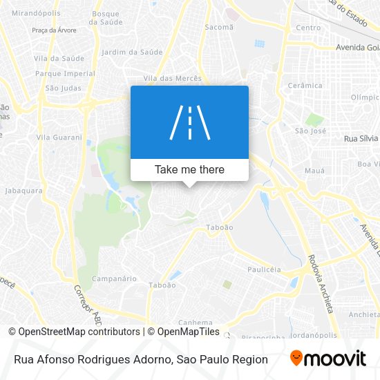 Rua Afonso Rodrigues Adorno map