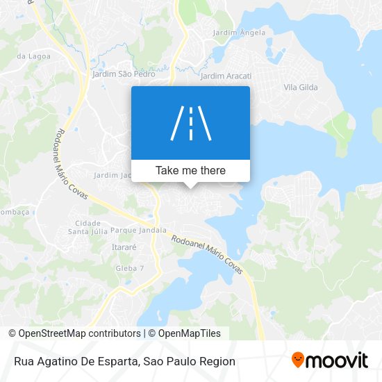 Rua Agatino De Esparta map