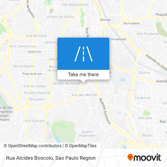 Rua Alcides Boscolo map