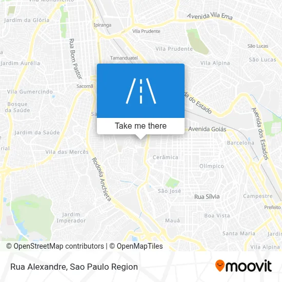 Rua Alexandre map