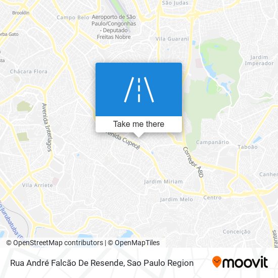 Mapa Rua André Falcão De Resende