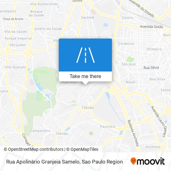 Rua Apolinário Granjeia Samelo map