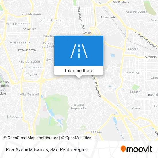 Rua Avenida Barros map