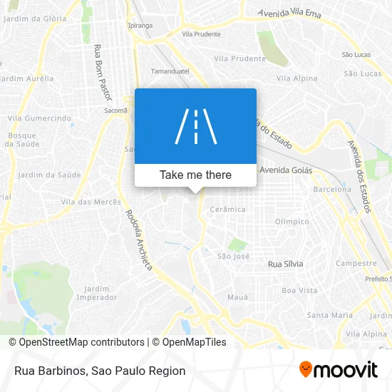 Rua Barbinos map