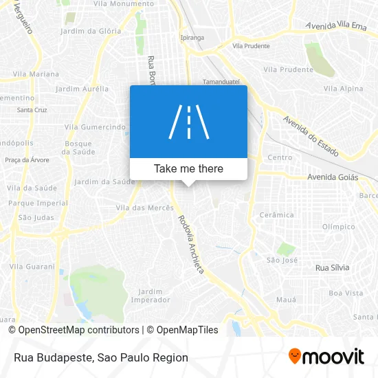 Rua Budapeste map