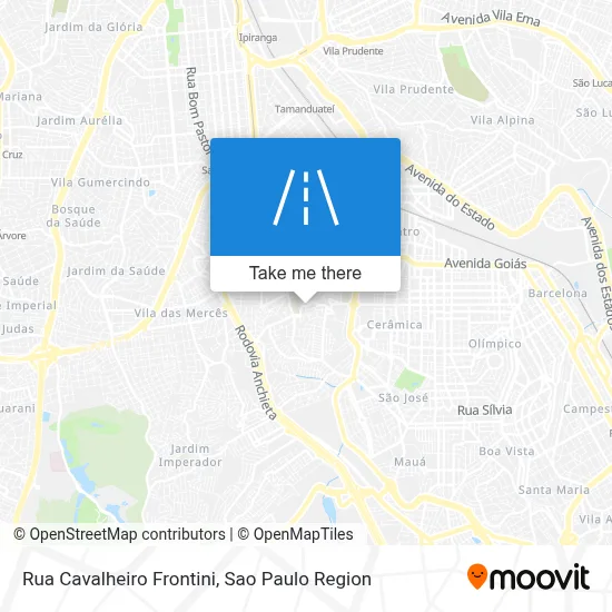 Rua Cavalheiro Frontini map