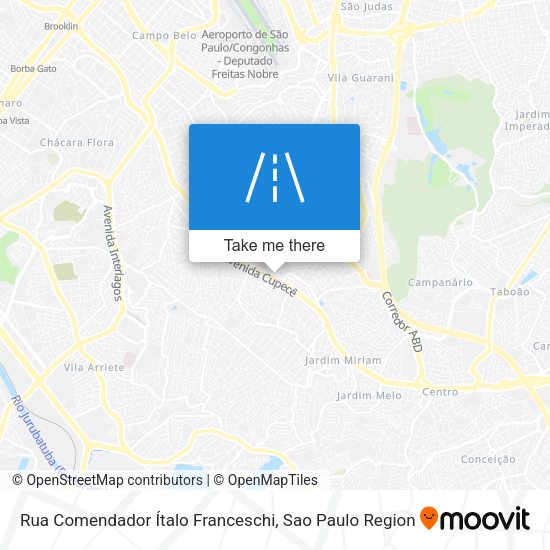 Rua Comendador Ítalo Franceschi map