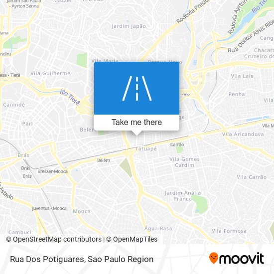 Mapa Rua Dos Potiguares