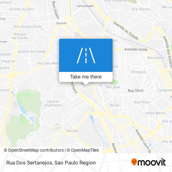 Mapa Rua Dos Sertanejos