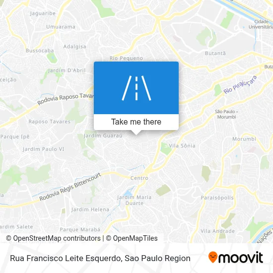 Rua Francisco Leite Esquerdo map