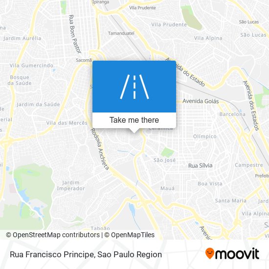 Mapa Rua Francisco Principe