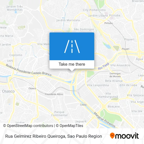 Rua Gelmirez Ribeiro Queiroga map
