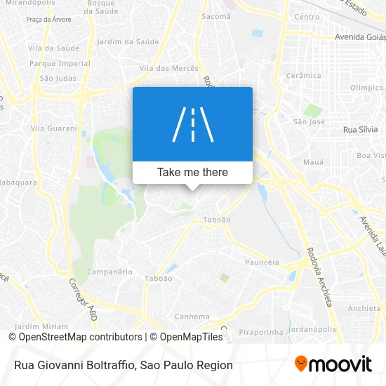 Rua Giovanni Boltraffio map
