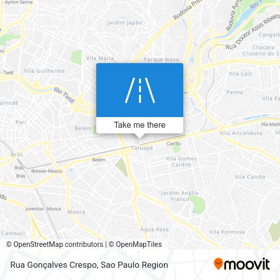 Rua Gonçalves Crespo map