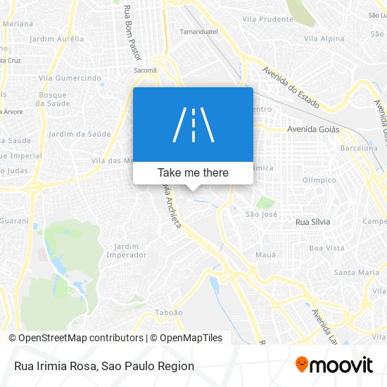 Mapa Rua Irimia Rosa