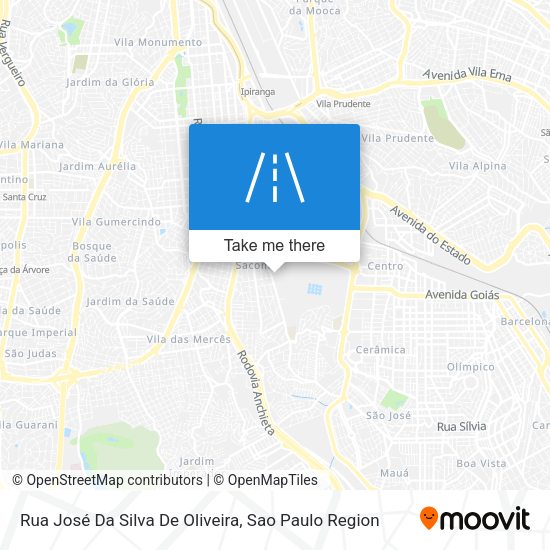 Rua José Da Silva De Oliveira map