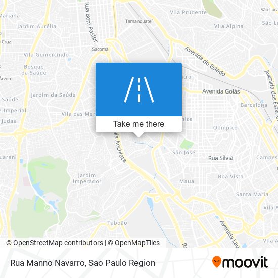 Mapa Rua Manno Navarro