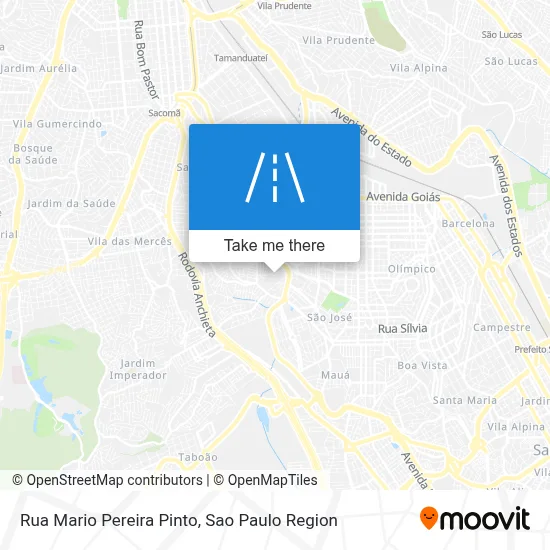 Rua Mario Pereira Pinto map