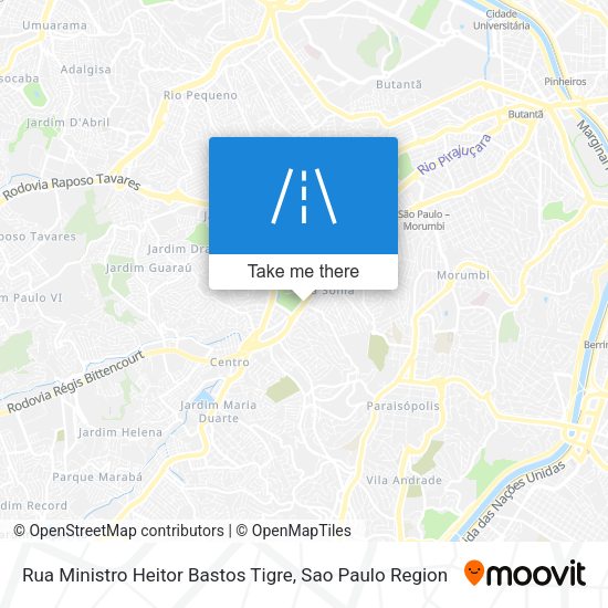 Rua Ministro Heitor Bastos Tigre map