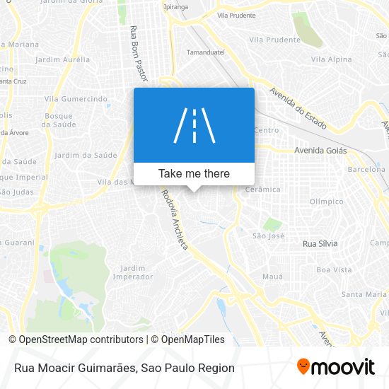 Rua Moacir Guimarães map