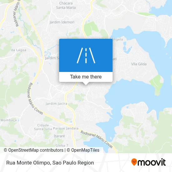 Rua Monte Olimpo map