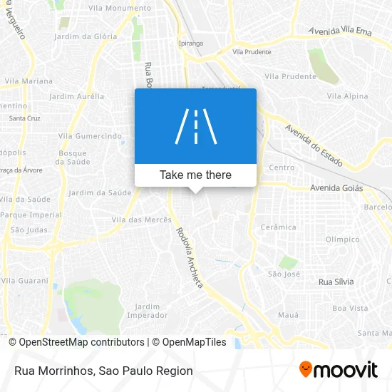 Rua Morrinhos map