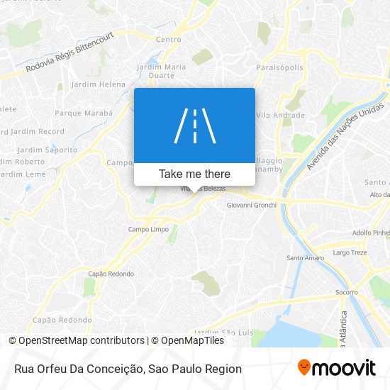 Rua Orfeu Da Conceição map