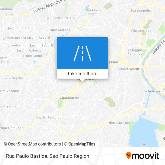 Rua Paulo Bastide map