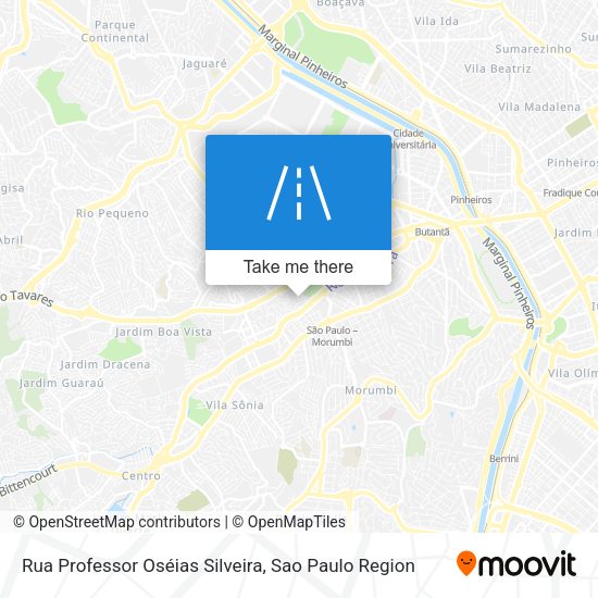 Rua Professor Oséias Silveira map
