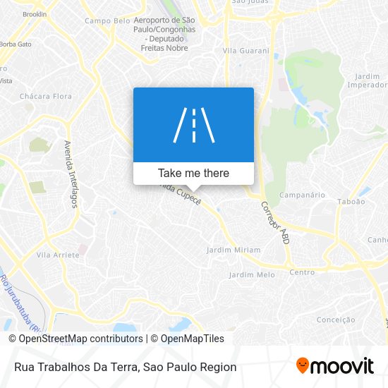 Rua Trabalhos Da Terra map